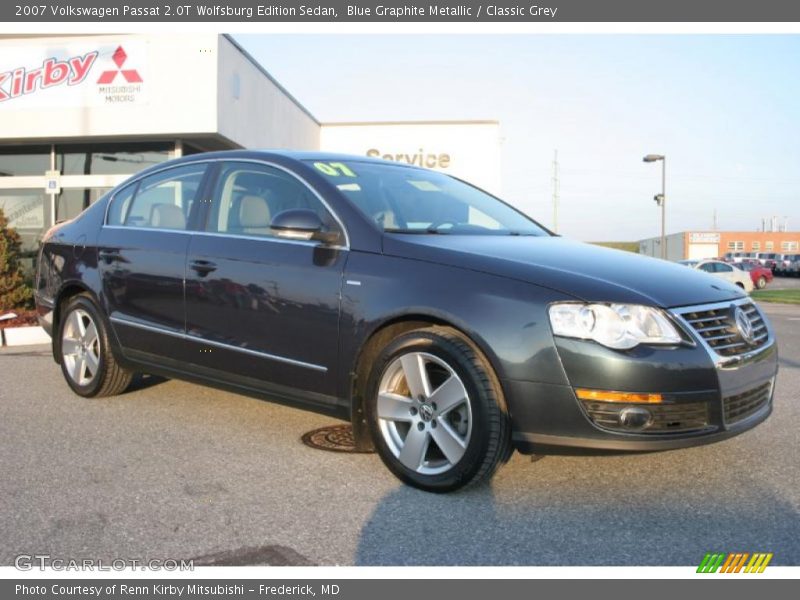 Blue Graphite Metallic / Classic Grey 2007 Volkswagen Passat 2.0T Wolfsburg Edition Sedan