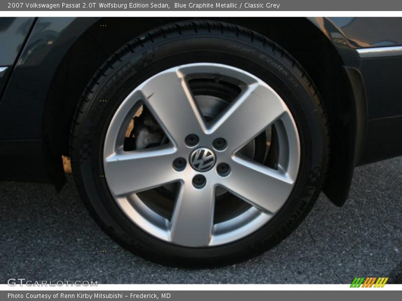 Blue Graphite Metallic / Classic Grey 2007 Volkswagen Passat 2.0T Wolfsburg Edition Sedan