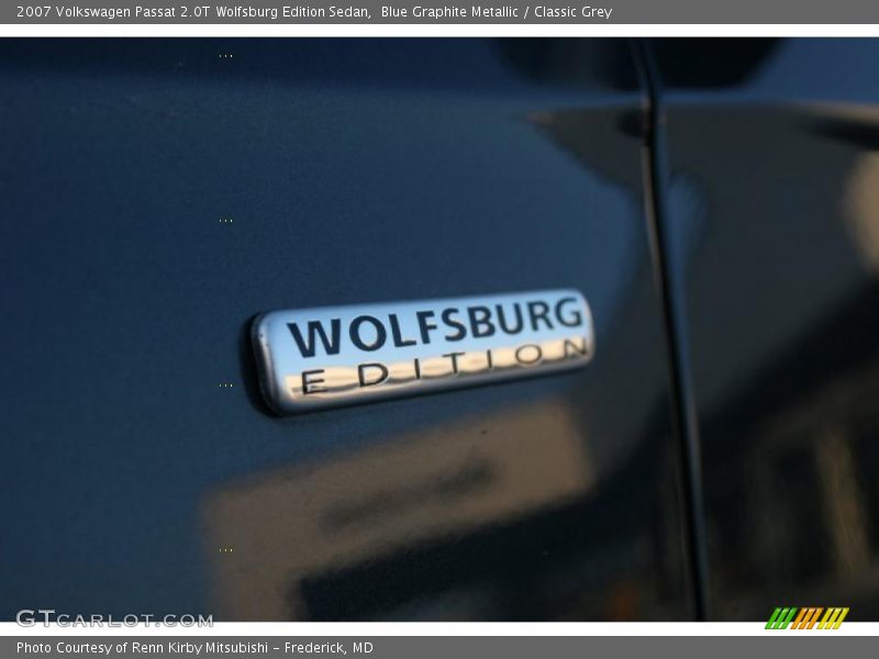 Blue Graphite Metallic / Classic Grey 2007 Volkswagen Passat 2.0T Wolfsburg Edition Sedan