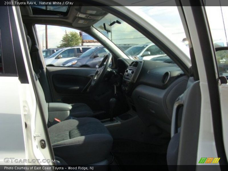 Natural White / Gray 2003 Toyota RAV4
