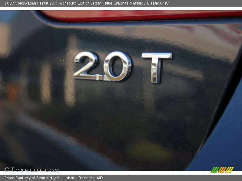 Blue Graphite Metallic / Classic Grey 2007 Volkswagen Passat 2.0T Wolfsburg Edition Sedan