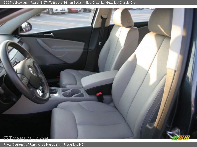 Blue Graphite Metallic / Classic Grey 2007 Volkswagen Passat 2.0T Wolfsburg Edition Sedan