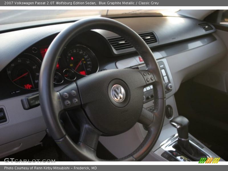 Blue Graphite Metallic / Classic Grey 2007 Volkswagen Passat 2.0T Wolfsburg Edition Sedan