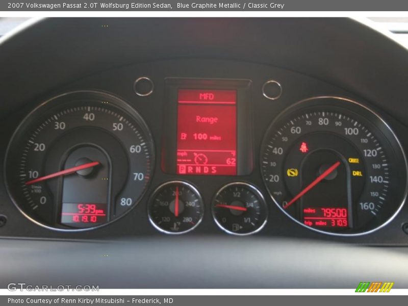Blue Graphite Metallic / Classic Grey 2007 Volkswagen Passat 2.0T Wolfsburg Edition Sedan