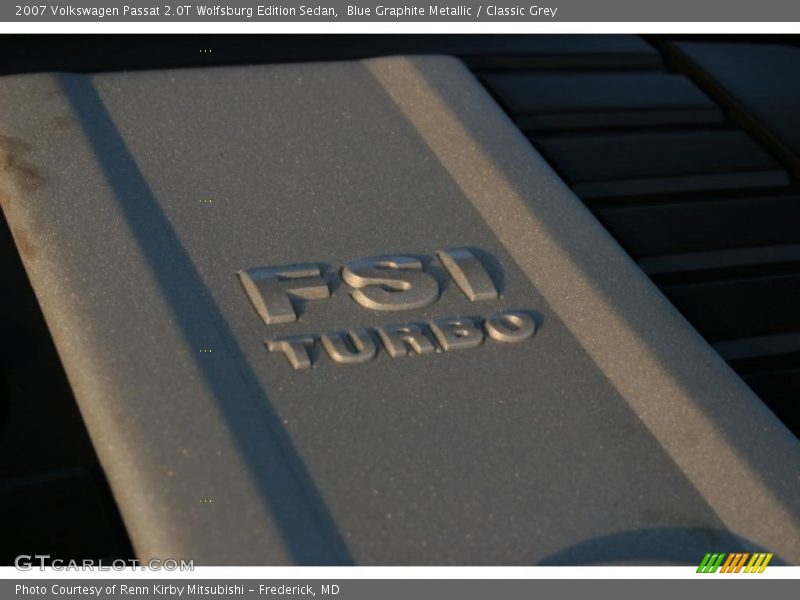 Blue Graphite Metallic / Classic Grey 2007 Volkswagen Passat 2.0T Wolfsburg Edition Sedan