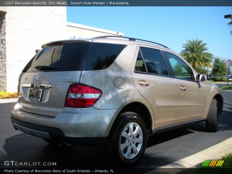 Desert Silver Metallic / Macadamia 2007 Mercedes-Benz ML 350 4Matic