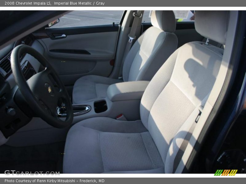 Imperial Blue Metallic / Gray 2008 Chevrolet Impala LS