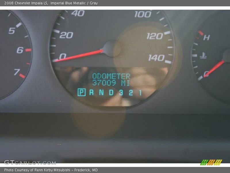 Imperial Blue Metallic / Gray 2008 Chevrolet Impala LS