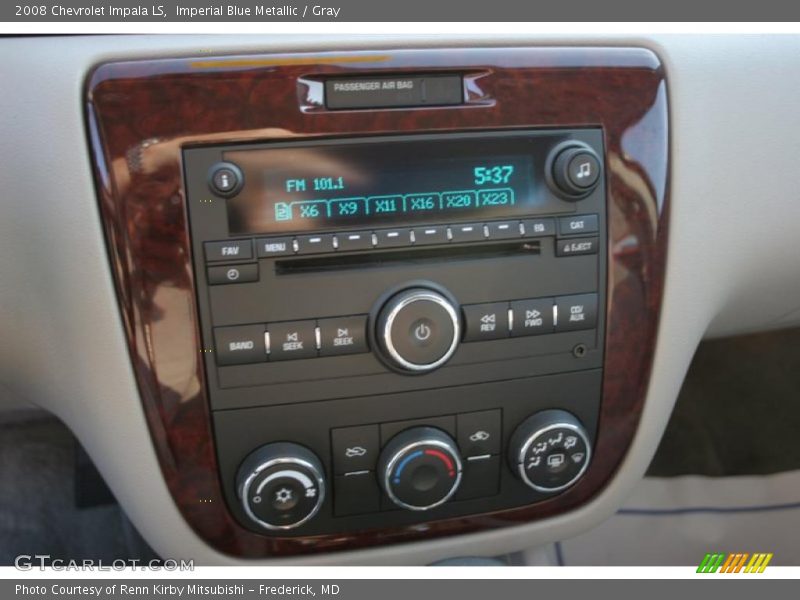 Imperial Blue Metallic / Gray 2008 Chevrolet Impala LS
