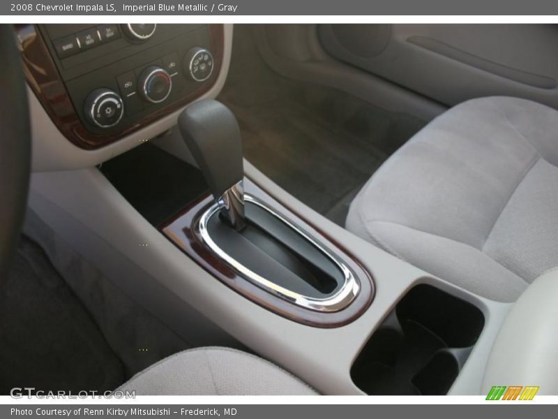 Imperial Blue Metallic / Gray 2008 Chevrolet Impala LS