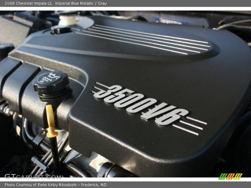 Imperial Blue Metallic / Gray 2008 Chevrolet Impala LS