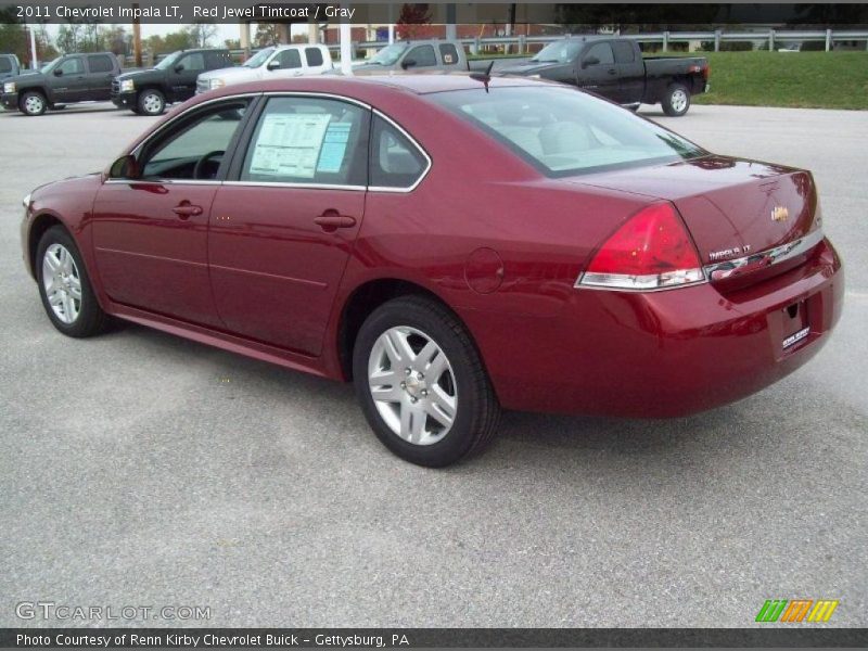 Red Jewel Tintcoat / Gray 2011 Chevrolet Impala LT