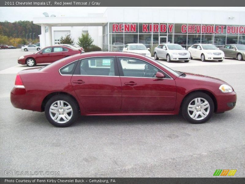 Red Jewel Tintcoat / Gray 2011 Chevrolet Impala LT