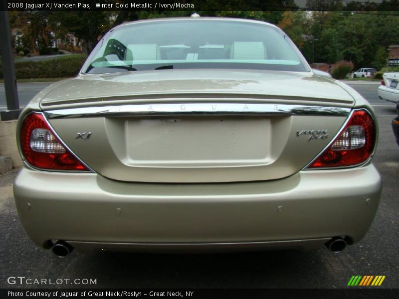 Winter Gold Metallic / Ivory/Mocha 2008 Jaguar XJ Vanden Plas