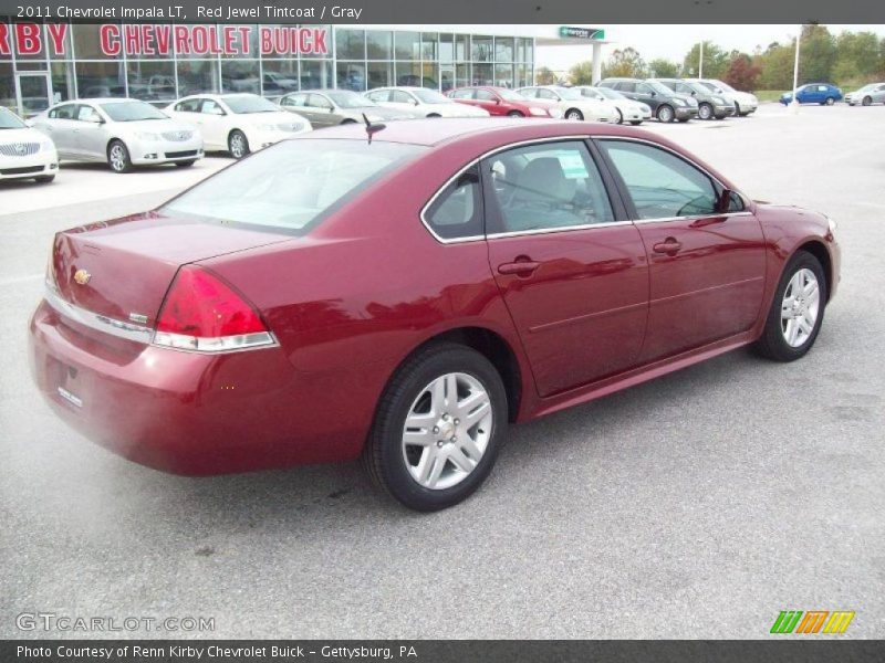 Red Jewel Tintcoat / Gray 2011 Chevrolet Impala LT
