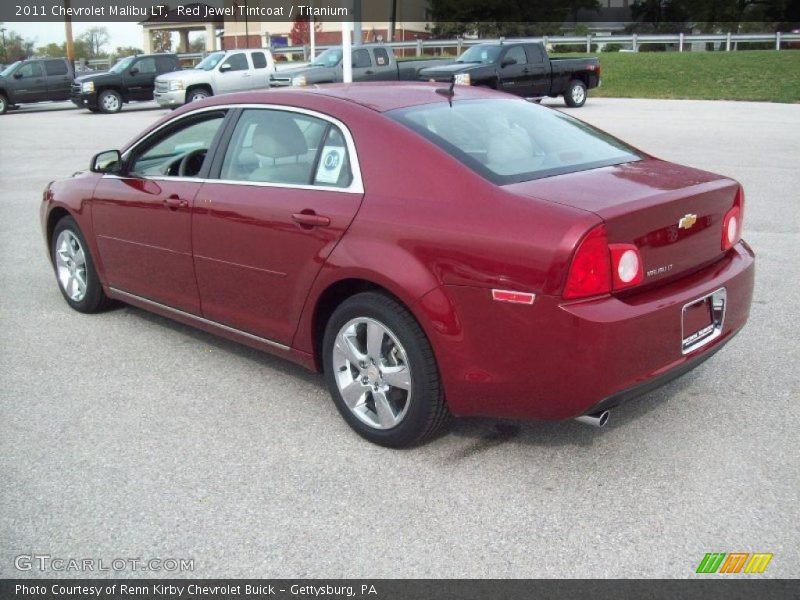 Red Jewel Tintcoat / Titanium 2011 Chevrolet Malibu LT