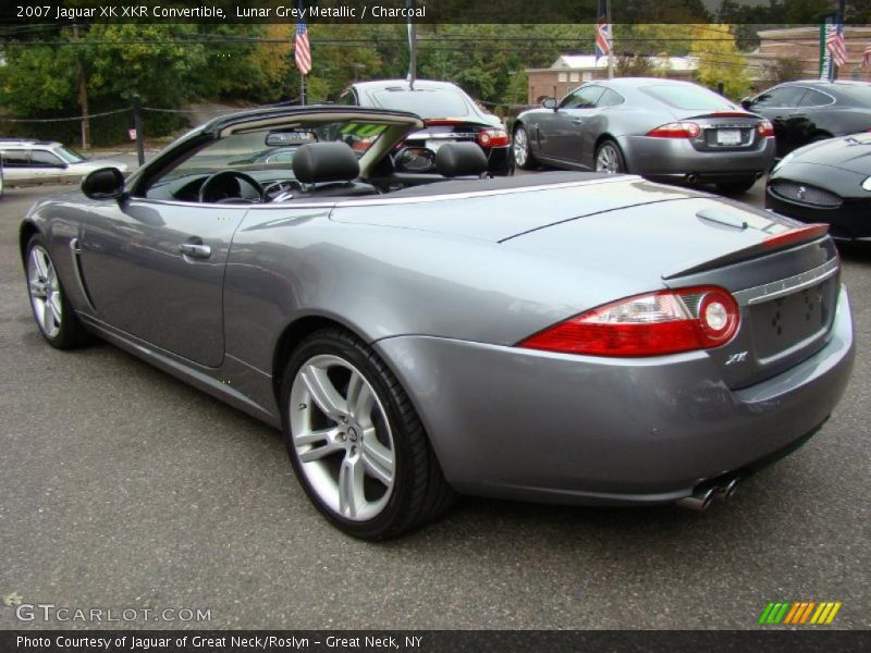 Lunar Grey Metallic / Charcoal 2007 Jaguar XK XKR Convertible