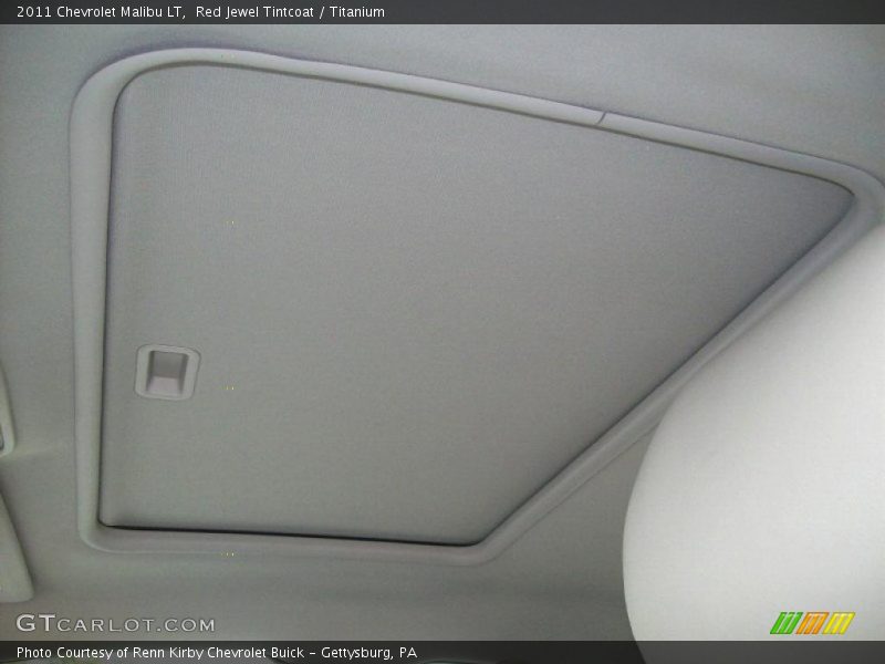 Sunroof of 2011 Malibu LT