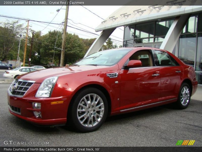 Crystal Red / Cashmere 2009 Cadillac STS 4 V6 AWD