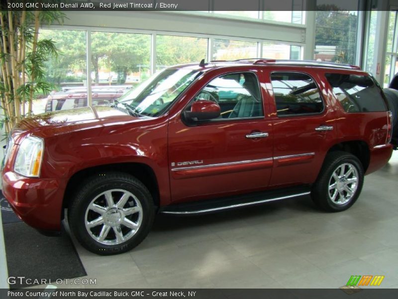 Red Jewel Tintcoat / Ebony 2008 GMC Yukon Denali AWD