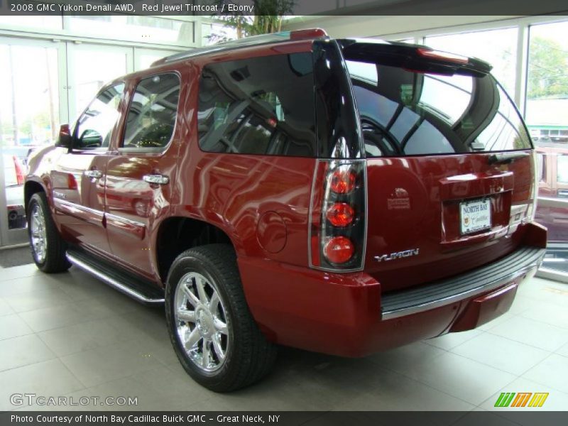 Red Jewel Tintcoat / Ebony 2008 GMC Yukon Denali AWD