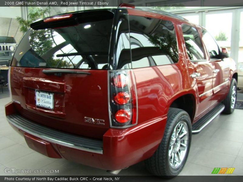 Red Jewel Tintcoat / Ebony 2008 GMC Yukon Denali AWD