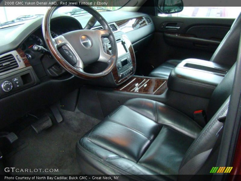 Red Jewel Tintcoat / Ebony 2008 GMC Yukon Denali AWD