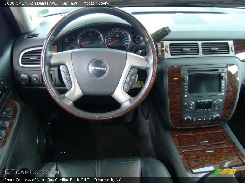 Red Jewel Tintcoat / Ebony 2008 GMC Yukon Denali AWD