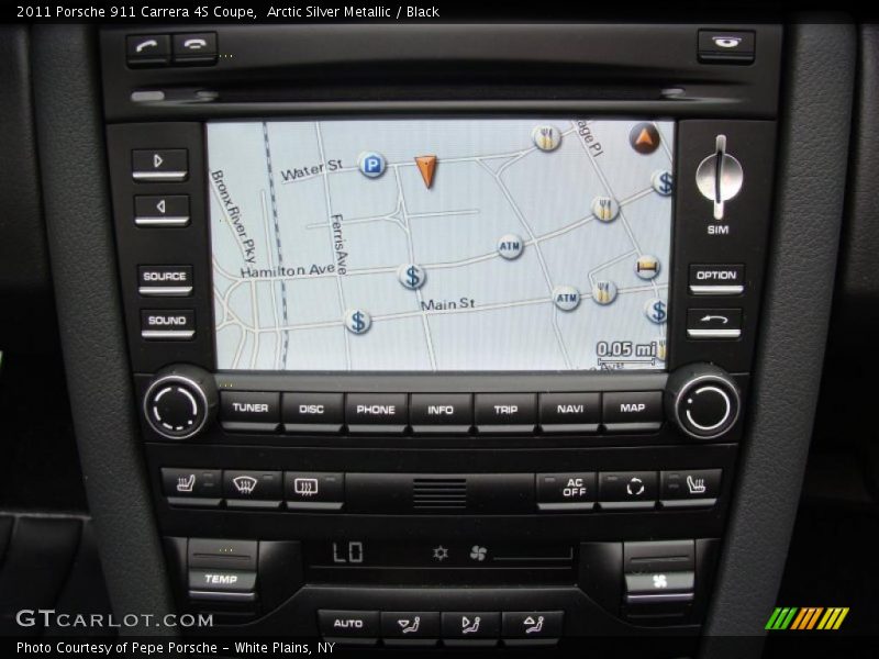 Navigation of 2011 911 Carrera 4S Coupe
