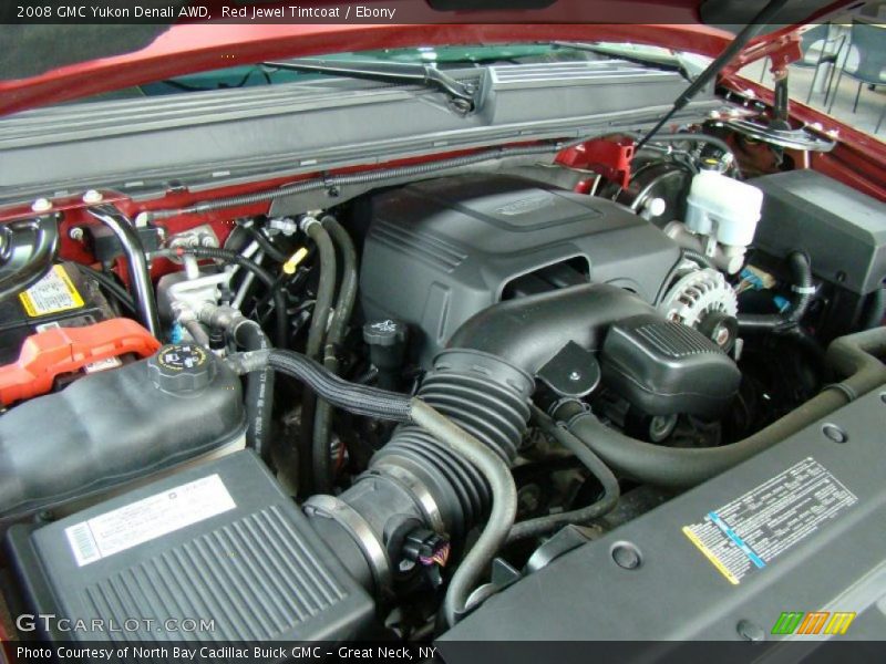 Red Jewel Tintcoat / Ebony 2008 GMC Yukon Denali AWD