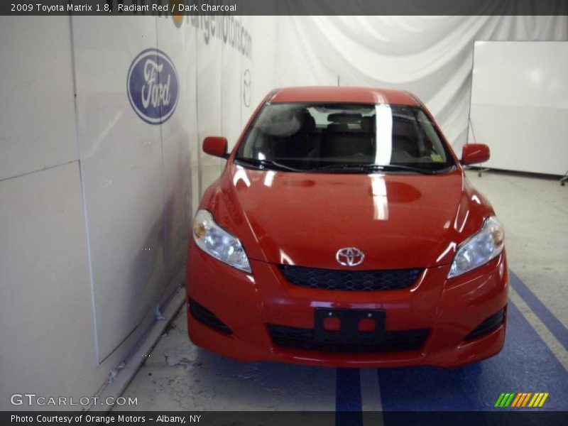 Radiant Red / Dark Charcoal 2009 Toyota Matrix 1.8