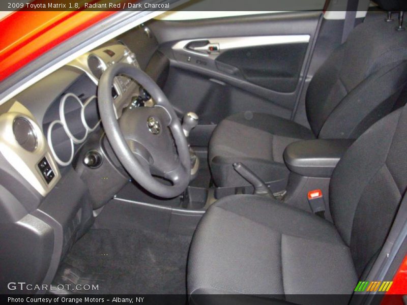 Radiant Red / Dark Charcoal 2009 Toyota Matrix 1.8