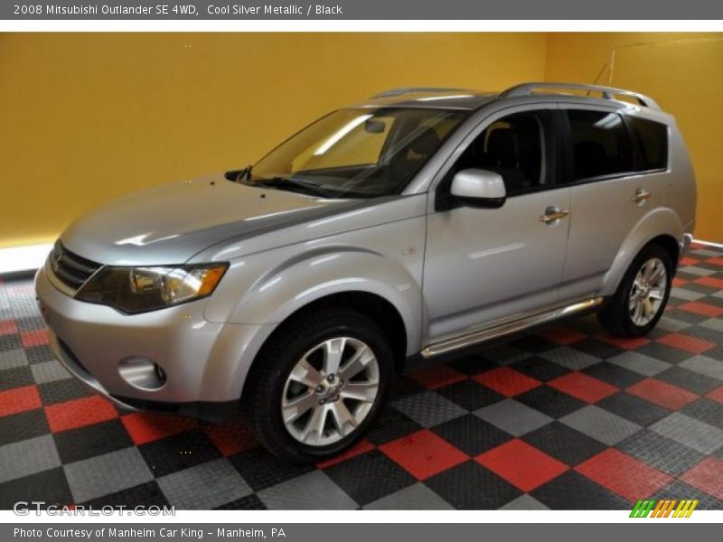 Cool Silver Metallic / Black 2008 Mitsubishi Outlander SE 4WD
