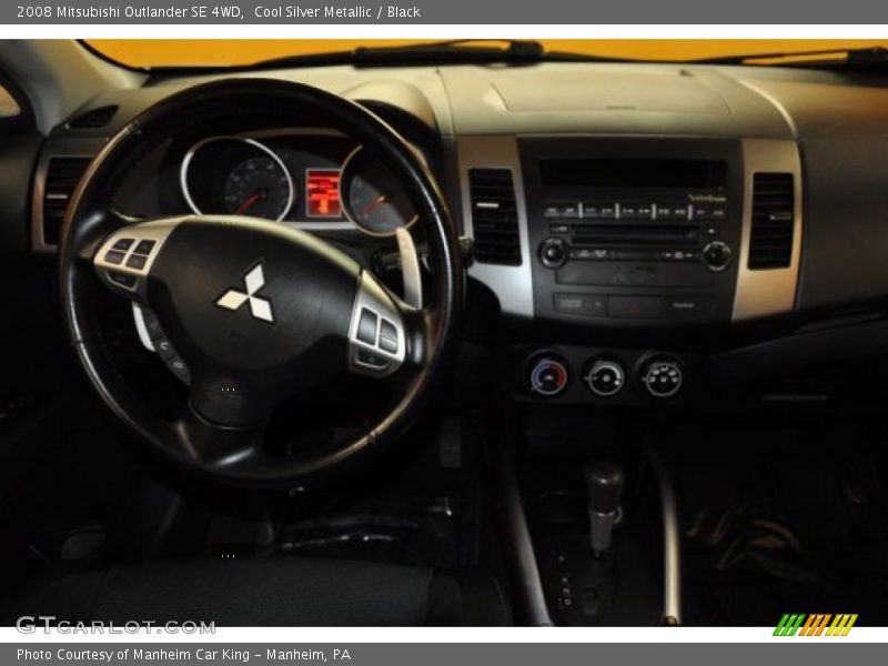 Cool Silver Metallic / Black 2008 Mitsubishi Outlander SE 4WD