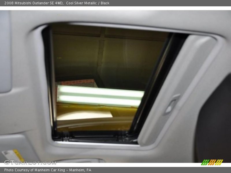 Cool Silver Metallic / Black 2008 Mitsubishi Outlander SE 4WD