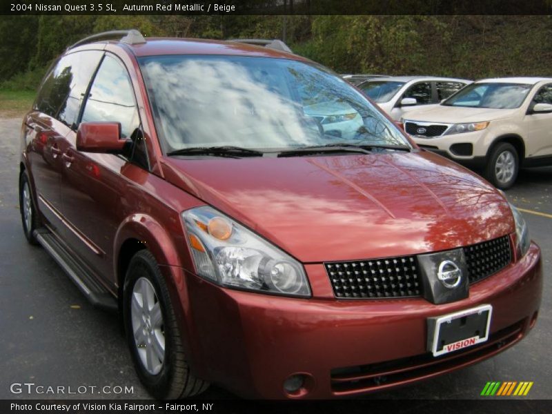 Autumn Red Metallic / Beige 2004 Nissan Quest 3.5 SL