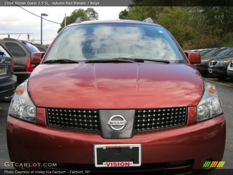 Autumn Red Metallic / Beige 2004 Nissan Quest 3.5 SL