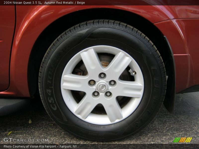 Autumn Red Metallic / Beige 2004 Nissan Quest 3.5 SL