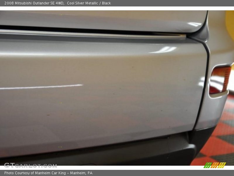Cool Silver Metallic / Black 2008 Mitsubishi Outlander SE 4WD