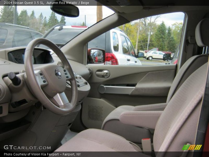 Autumn Red Metallic / Beige 2004 Nissan Quest 3.5 SL