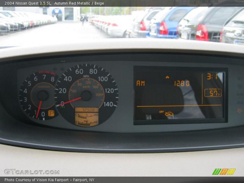 Autumn Red Metallic / Beige 2004 Nissan Quest 3.5 SL