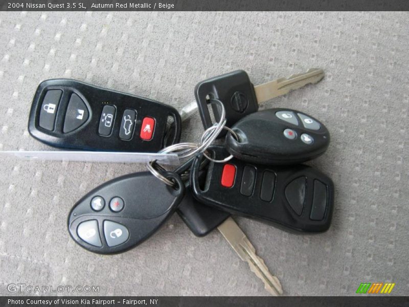 Autumn Red Metallic / Beige 2004 Nissan Quest 3.5 SL