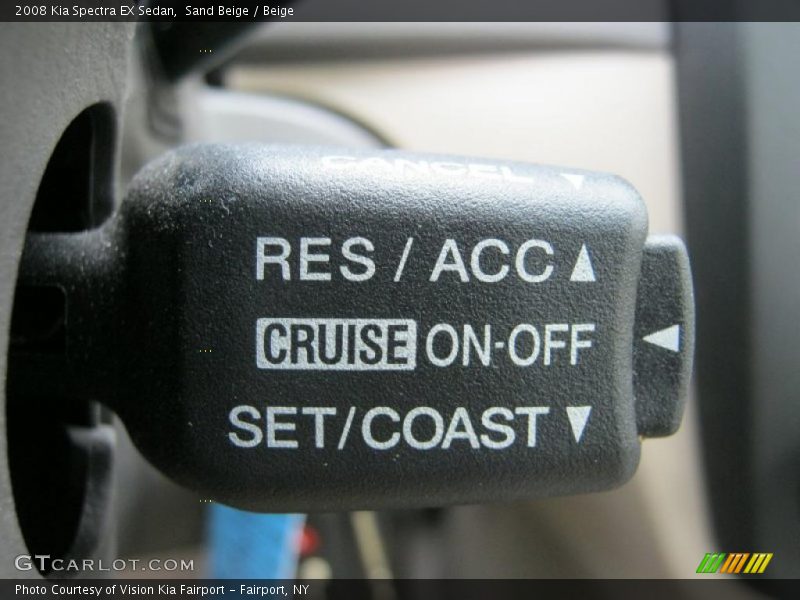 Sand Beige / Beige 2008 Kia Spectra EX Sedan
