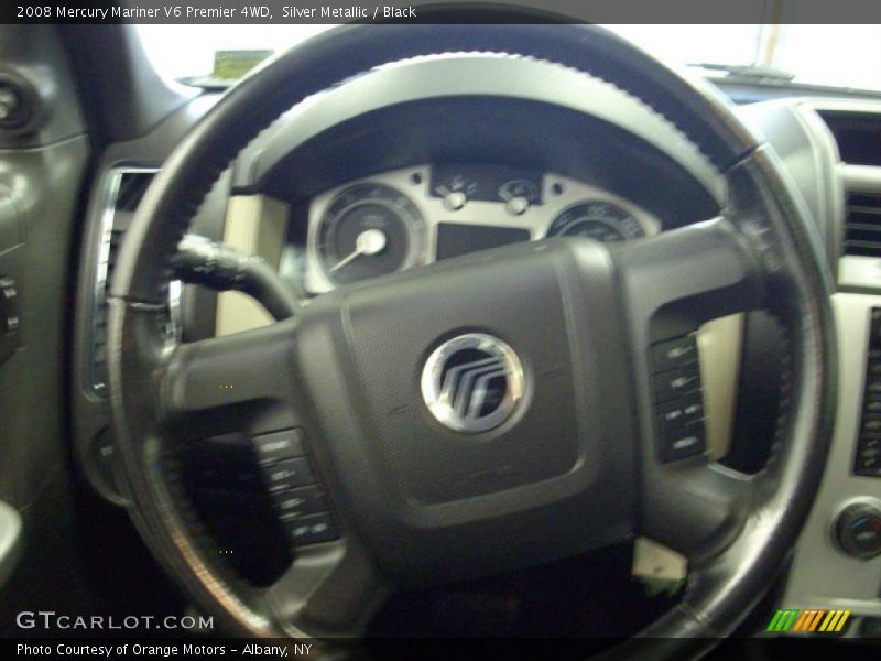 Silver Metallic / Black 2008 Mercury Mariner V6 Premier 4WD