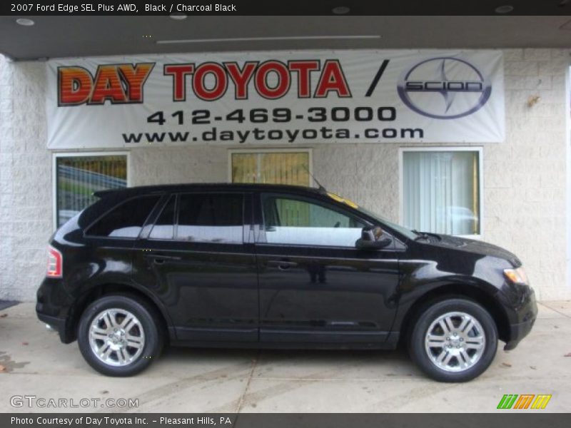 Black / Charcoal Black 2007 Ford Edge SEL Plus AWD