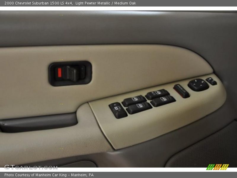 Light Pewter Metallic / Medium Oak 2000 Chevrolet Suburban 1500 LS 4x4