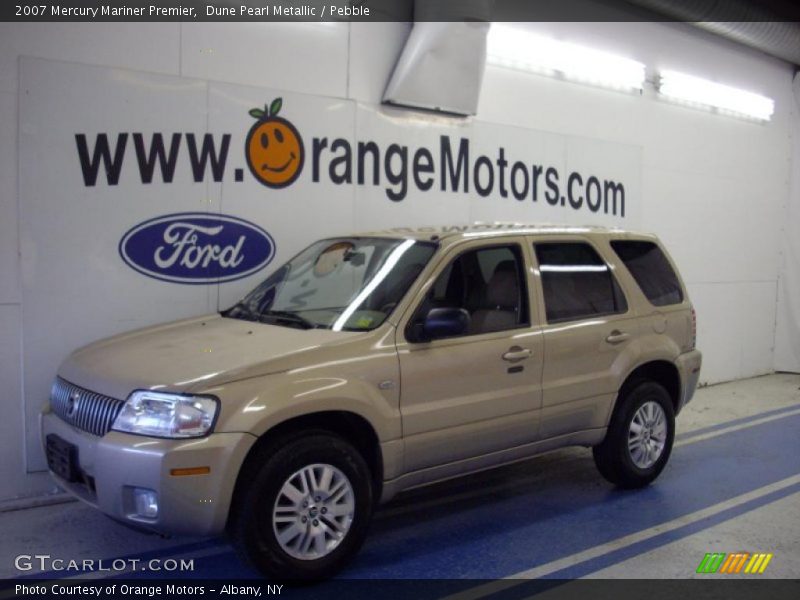 Dune Pearl Metallic / Pebble 2007 Mercury Mariner Premier