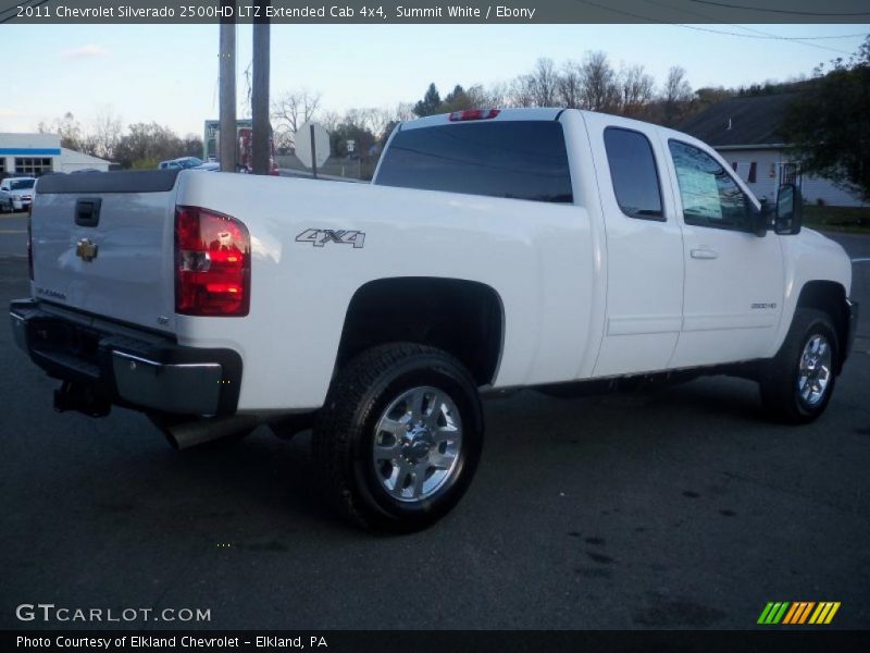 Summit White / Ebony 2011 Chevrolet Silverado 2500HD LTZ Extended Cab 4x4