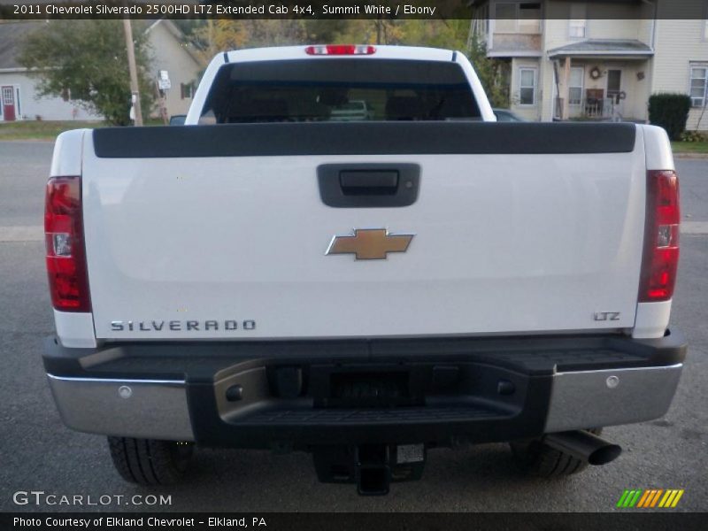 Summit White / Ebony 2011 Chevrolet Silverado 2500HD LTZ Extended Cab 4x4