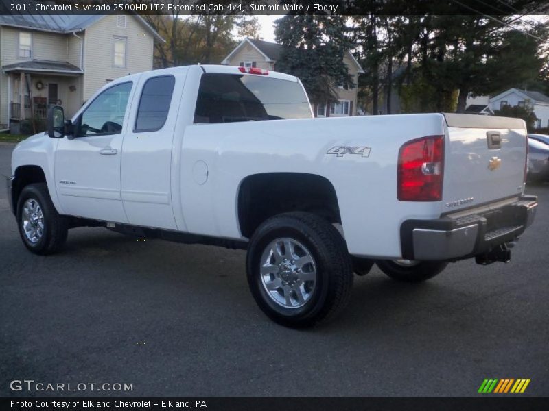 Summit White / Ebony 2011 Chevrolet Silverado 2500HD LTZ Extended Cab 4x4